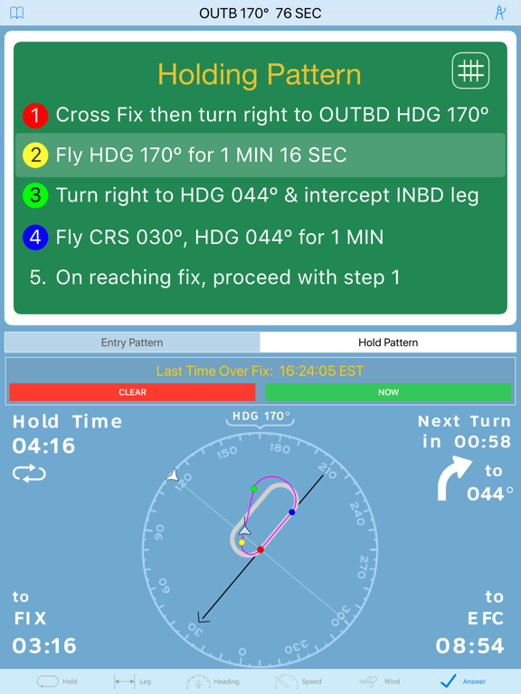 Holding Pattern Computer iPad screenshot 5 - Navigation app