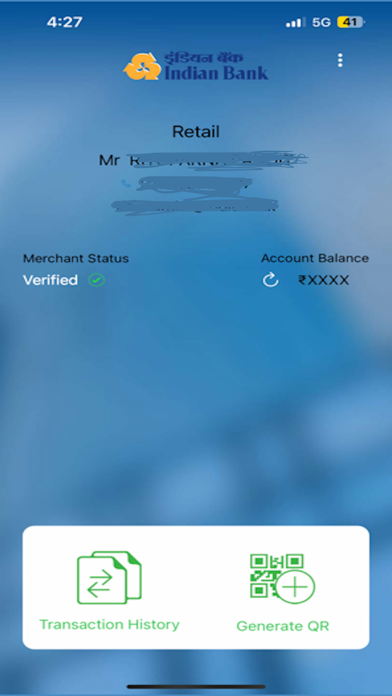 IB Merchant App Screenshot