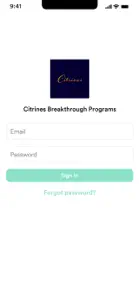 Citrines Breakthrough Programs screenshot #1 for iPhone