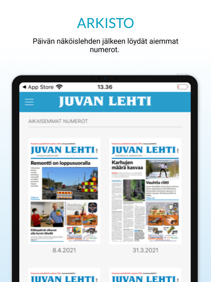 Juvan Lehti päivän lehti