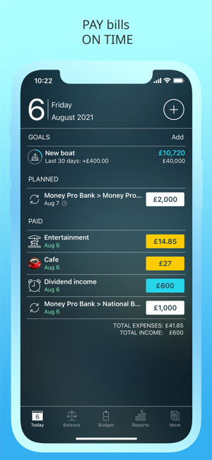 Captura de pantalla de Money Pro: Personal Finance AR