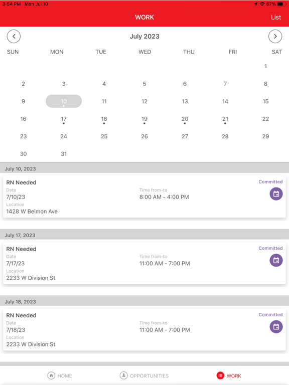 PearlCare SG iPad screenshot 5 - Business app