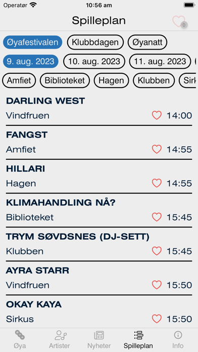 Øyafestivalen Screenshot