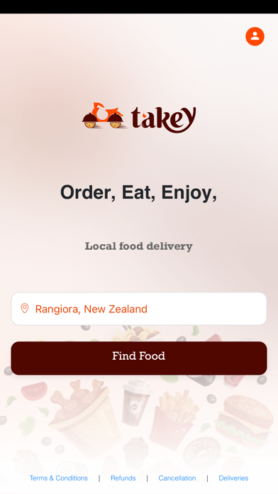 Takey Food Delivery Screenshot