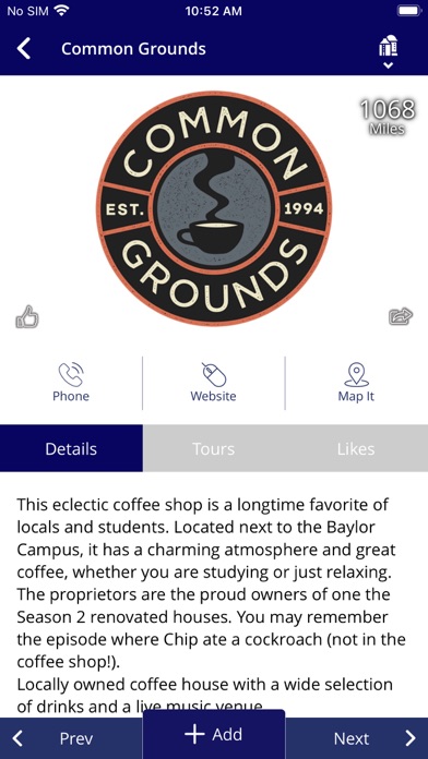 Visit Waco TX Screenshot