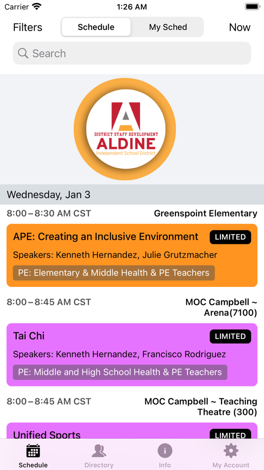 #1. Aldine DSD (iOS) 由: Aldine Independent School District