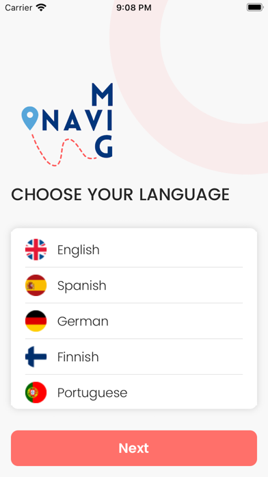 Navi-Mig App Screenshot