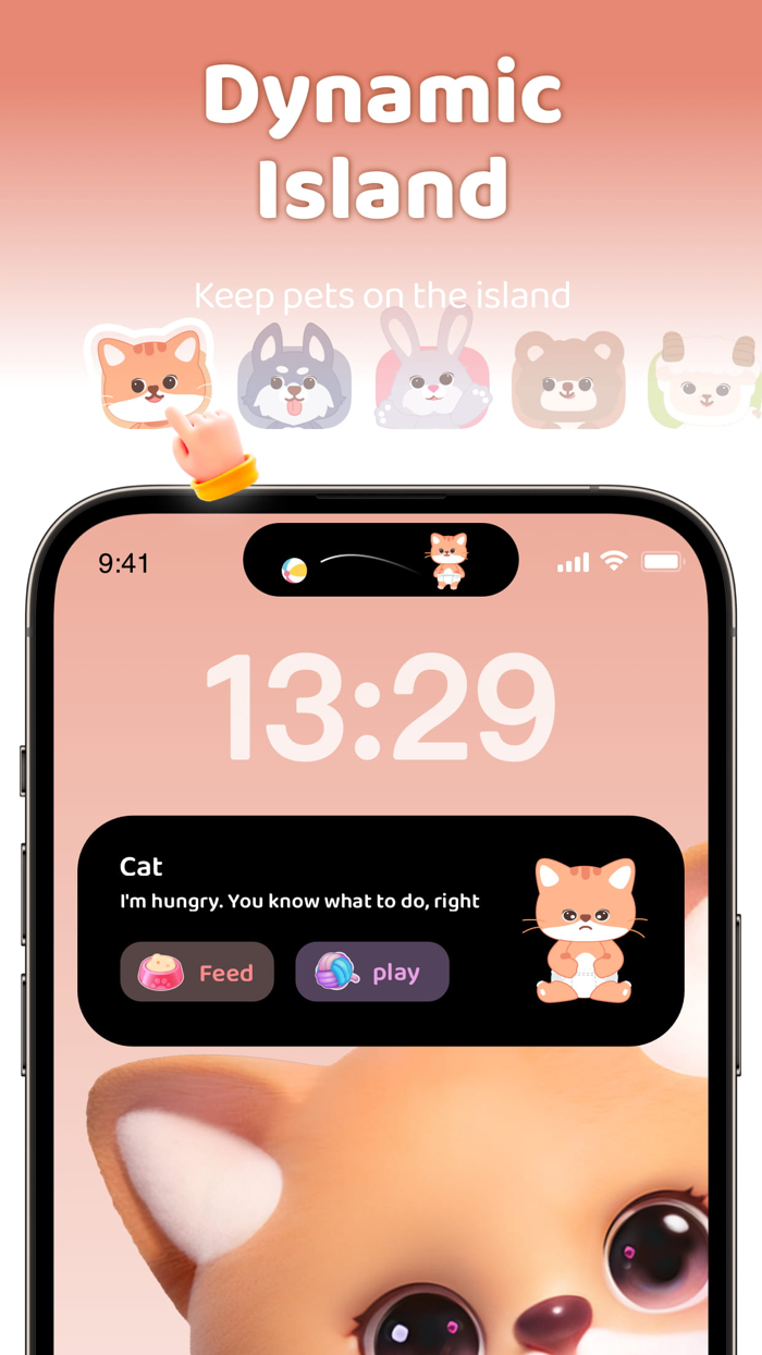 AnimalFace：pet widget and island