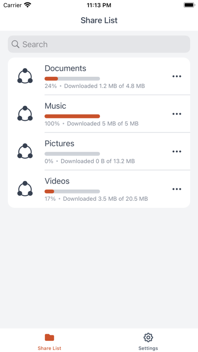 SharingDrive Screenshot