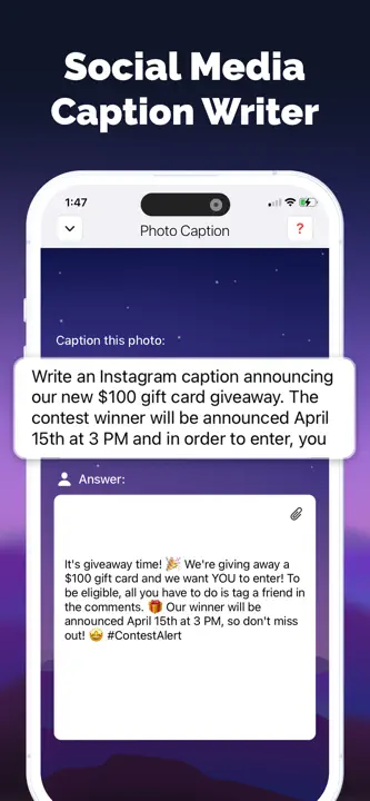 AI Chatbot & Writer: Screenshot 1 von 9