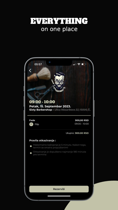 Sixty Barbershop Screenshot