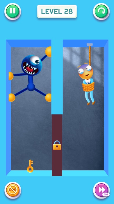 Blue Monster: Stretch Game Screenshot