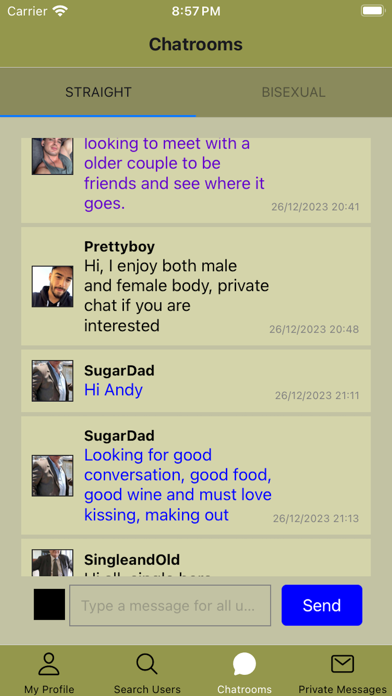 Str8 & Bi - Seniors Dating App Screenshot