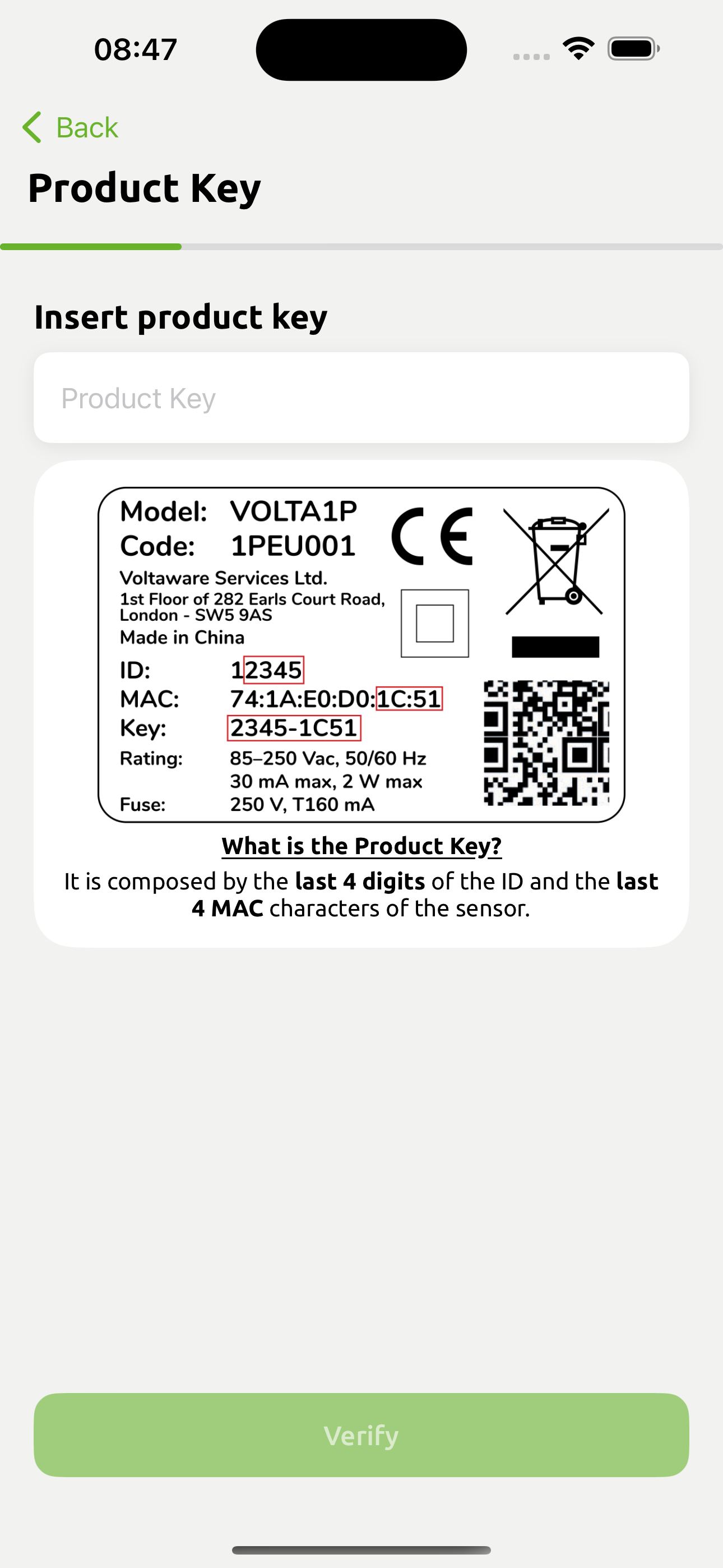 Voltaware Setup screenshot 3