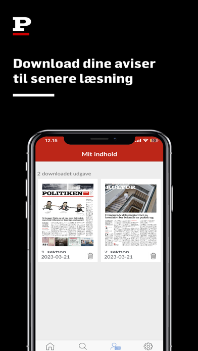 Politiken e-avisen Screenshot