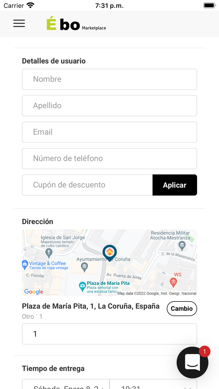 Ebo Market Comida a Domicilio