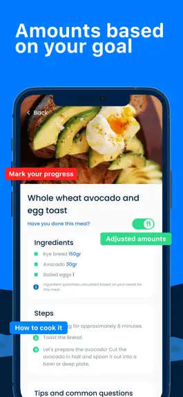 Game screenshot Meal Planner, Food Diary: 4eat apk