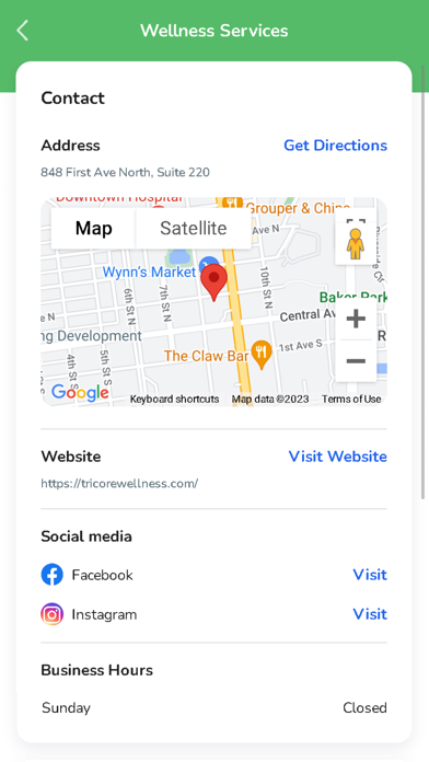 TriCore Wellness Screenshot