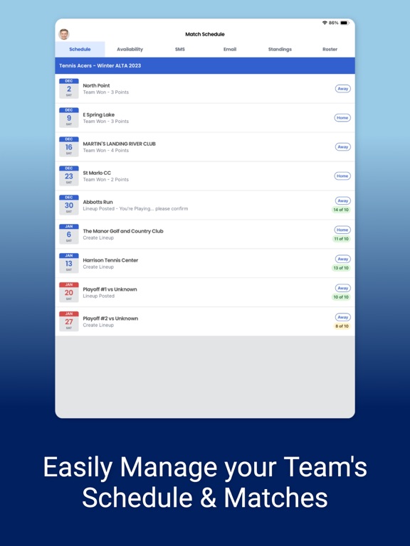 Screenshot #2 for MatchTime Sports