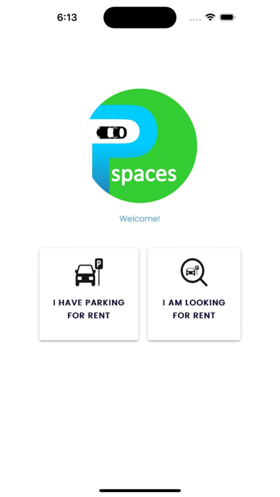 Parking Spaces App Screenshot