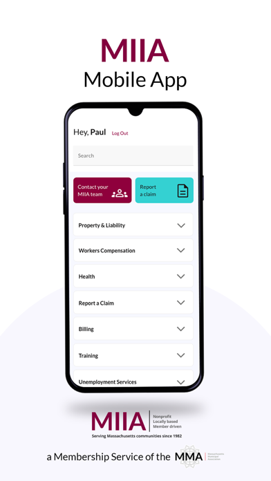Screenshot 1 of MIIA Mobile App App