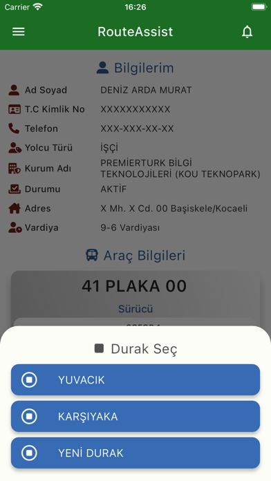 RouteAsist Screenshot