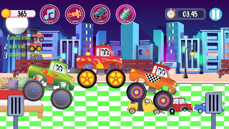 Monster Trucks Stunt Race Game screenshot-5