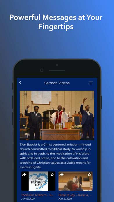 Zion Baptist Church Hampton Screenshot