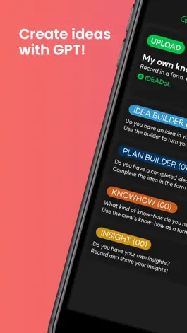 Game screenshot IDEADot._Idea & Plan with GPT. mod apk