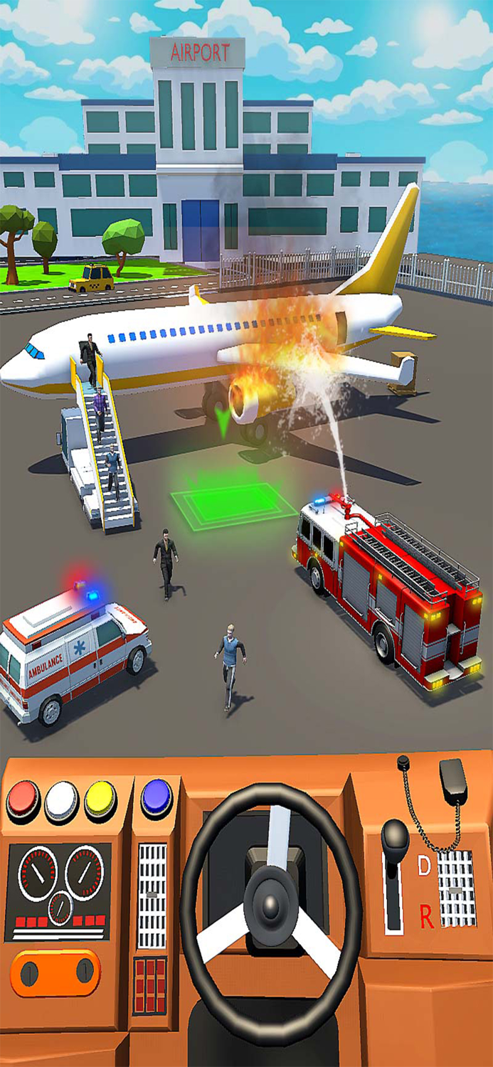 911 Firetruck Ambulance Game