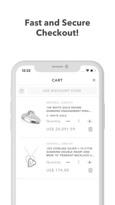 Kentrell Jewelry Screenshot