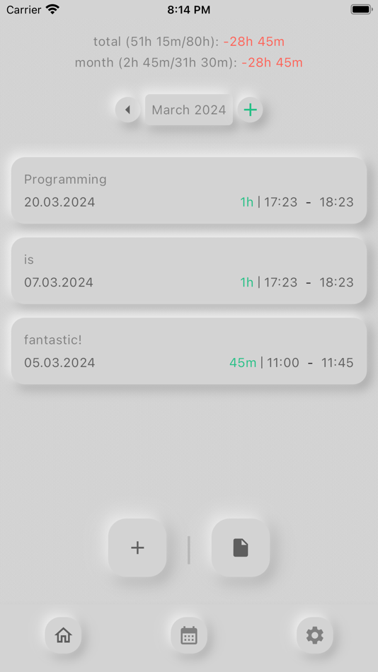 #1. Time Sheet Creator (iOS) 由: JAN PAUL MAXIMILIAN KOLBERG