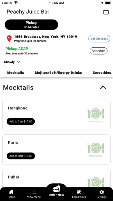 Peachy Juice Bar Screenshot
