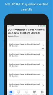 gcp-pca exam updated 2024 iphone screenshot 1