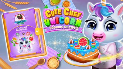 Cute Chef Unicorn Cook Recipes Screenshot