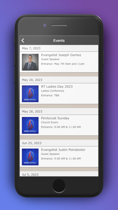 Revival Tabernacle Church Screenshot