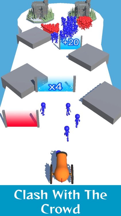 Crowd Mega Run-Tower Defense screenshot-4