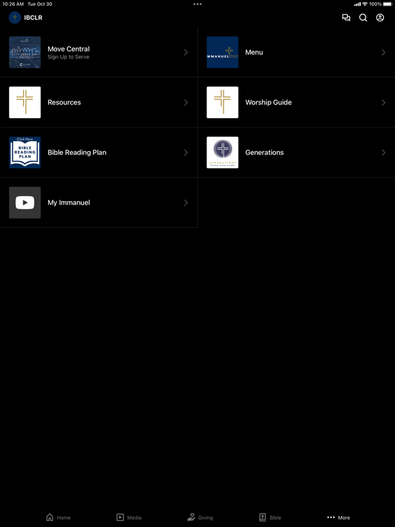 Immanuel Baptist Little Rock iPad screenshot 3 - Education app