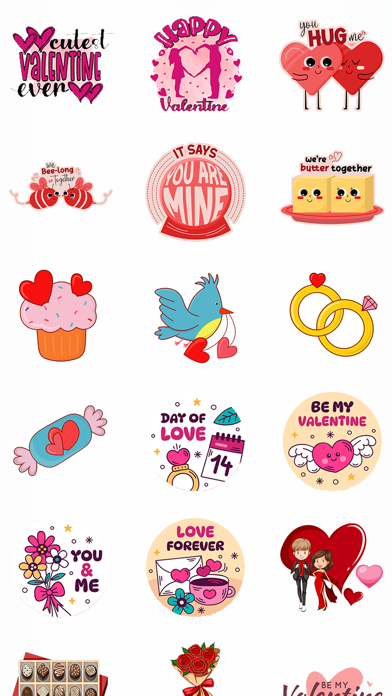 Valentine Stickers Screenshot