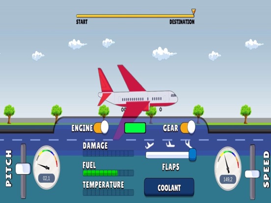 Screenshot #5 pour FlyWorld - 2D Flight Simulator