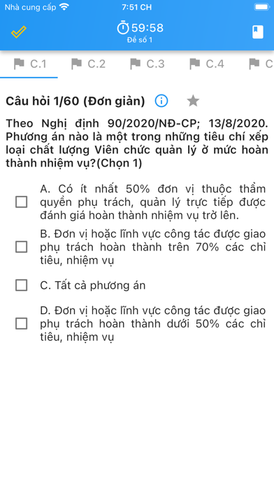 Ôn thi công chức Screenshot