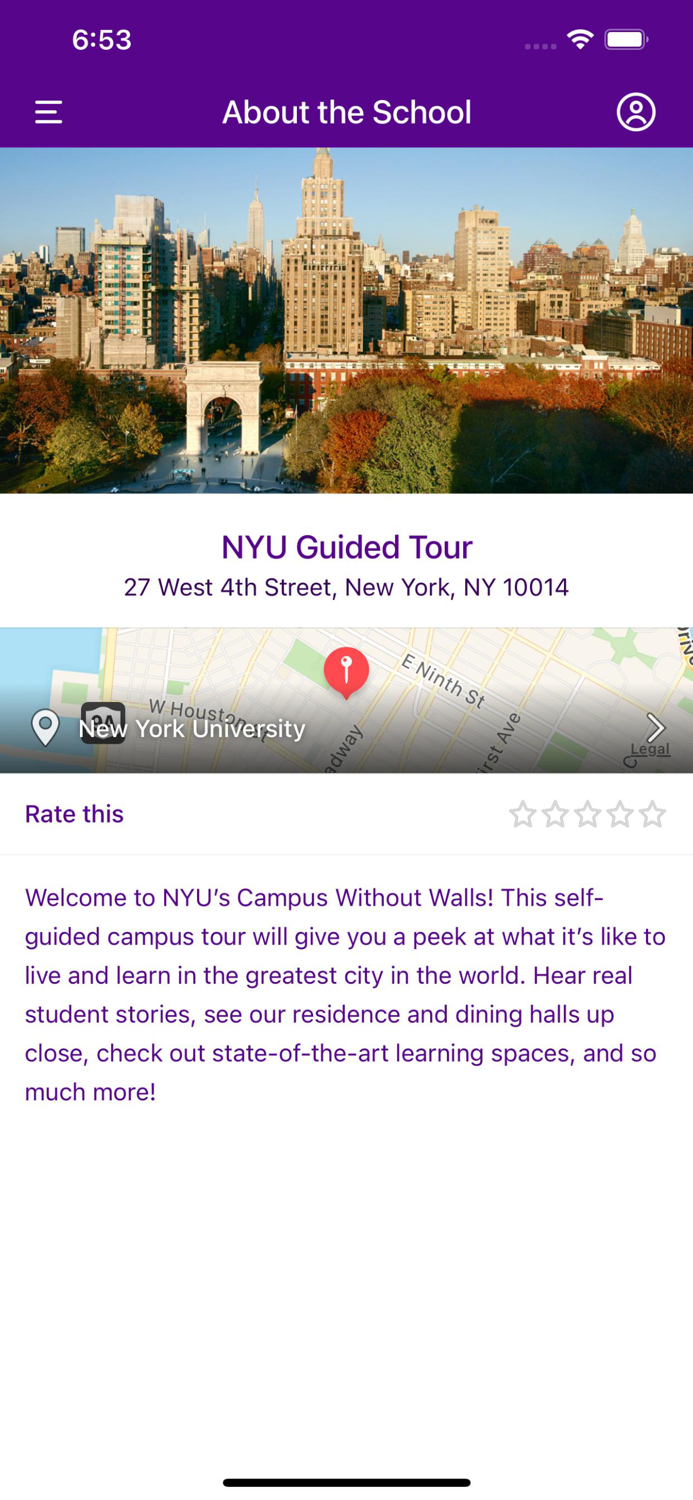 NYU Guided Tour