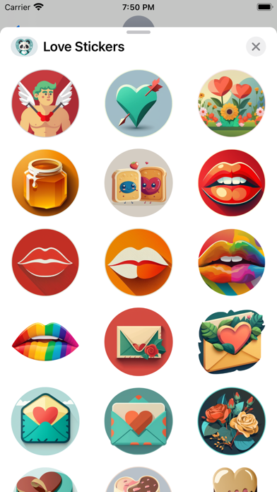 Big Love Stickers Screenshot