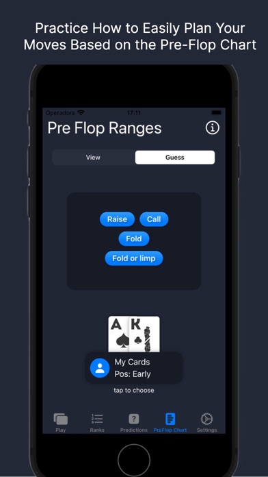Poker PreFlop Trainer GTO Screenshot