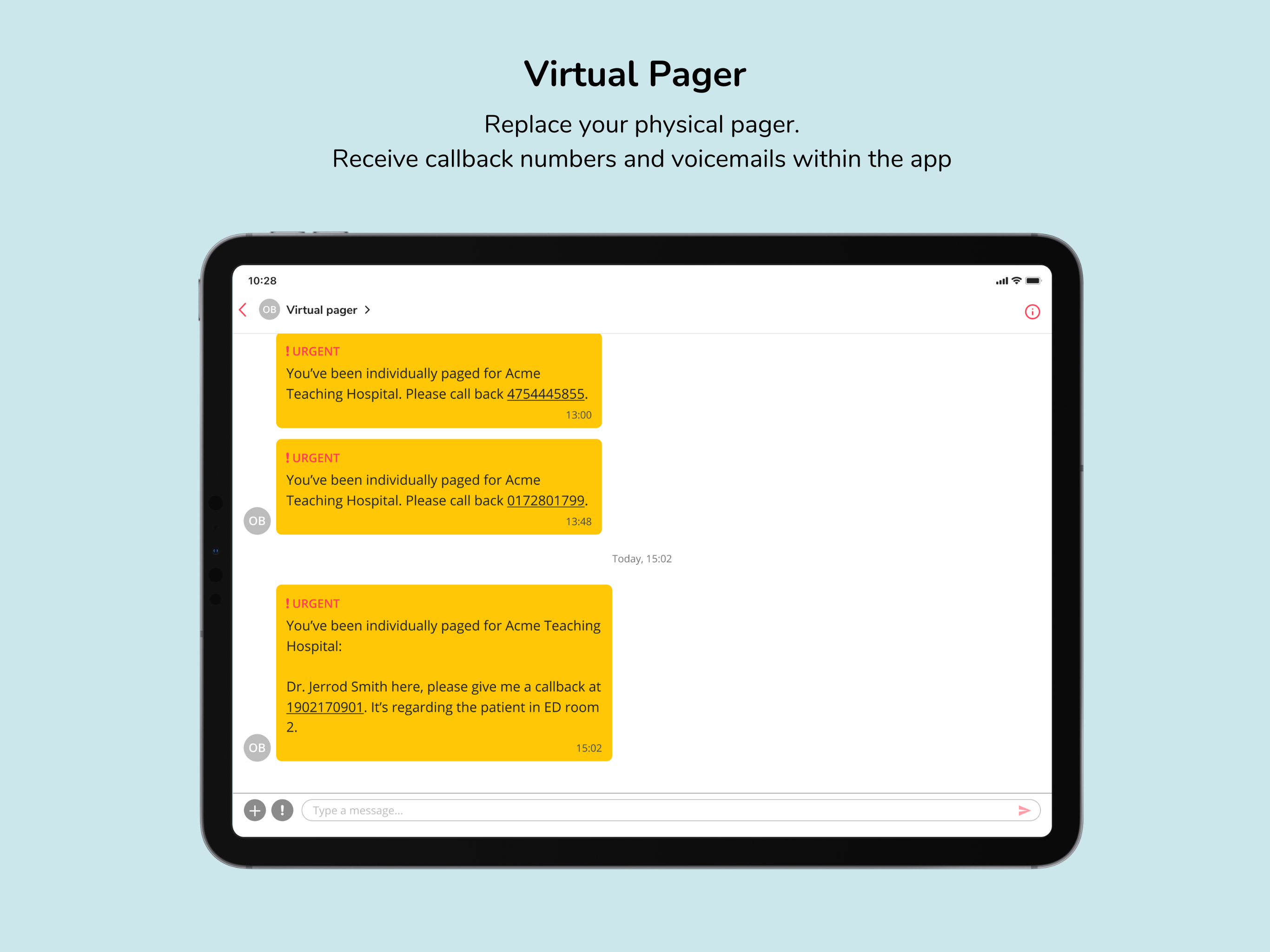Hypercare-Messaging & On-Call