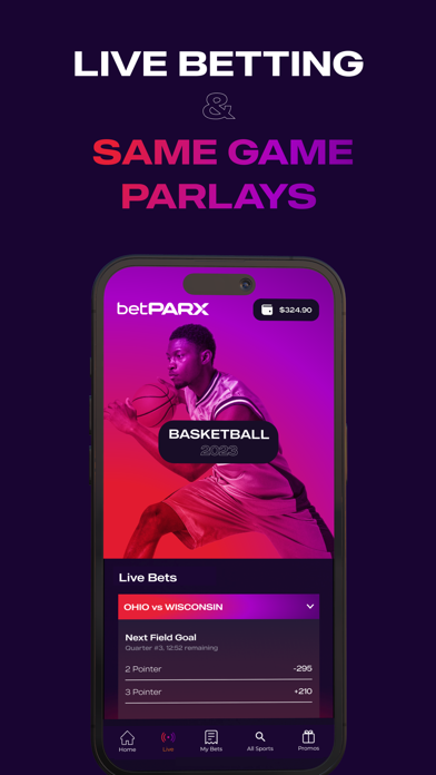 betPARX MD Sportsbook Screenshot