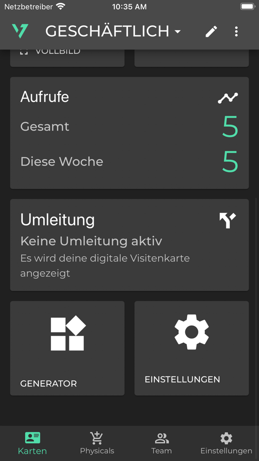 #8. oneVcard - smart business card (iOS) 由: oneVcard GmbH