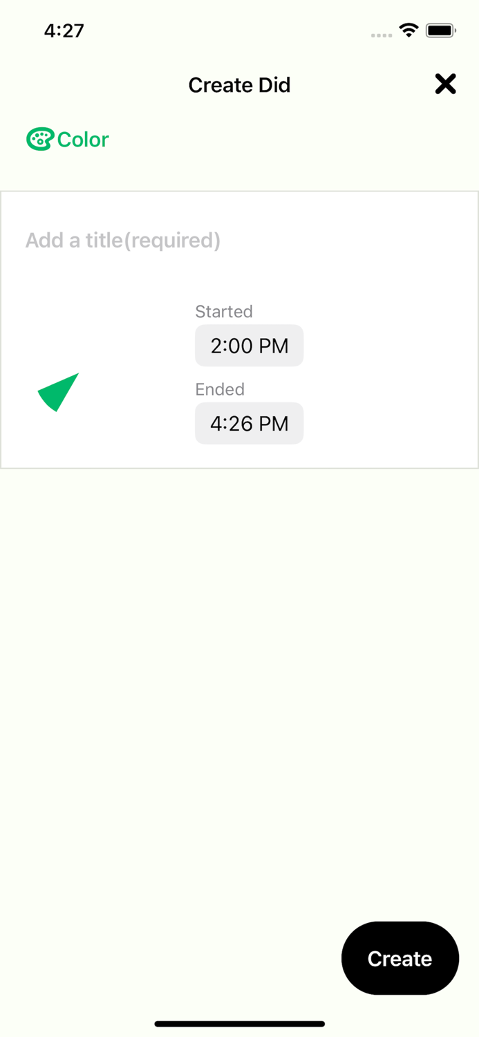 Did - Checking I did