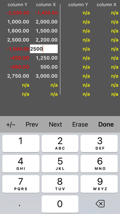 Screenshot #3 pour Quick Linear Regression