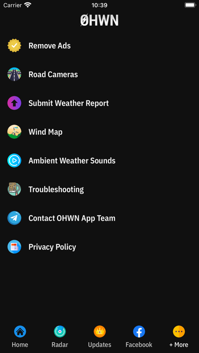Ohio Weather Network Screenshot